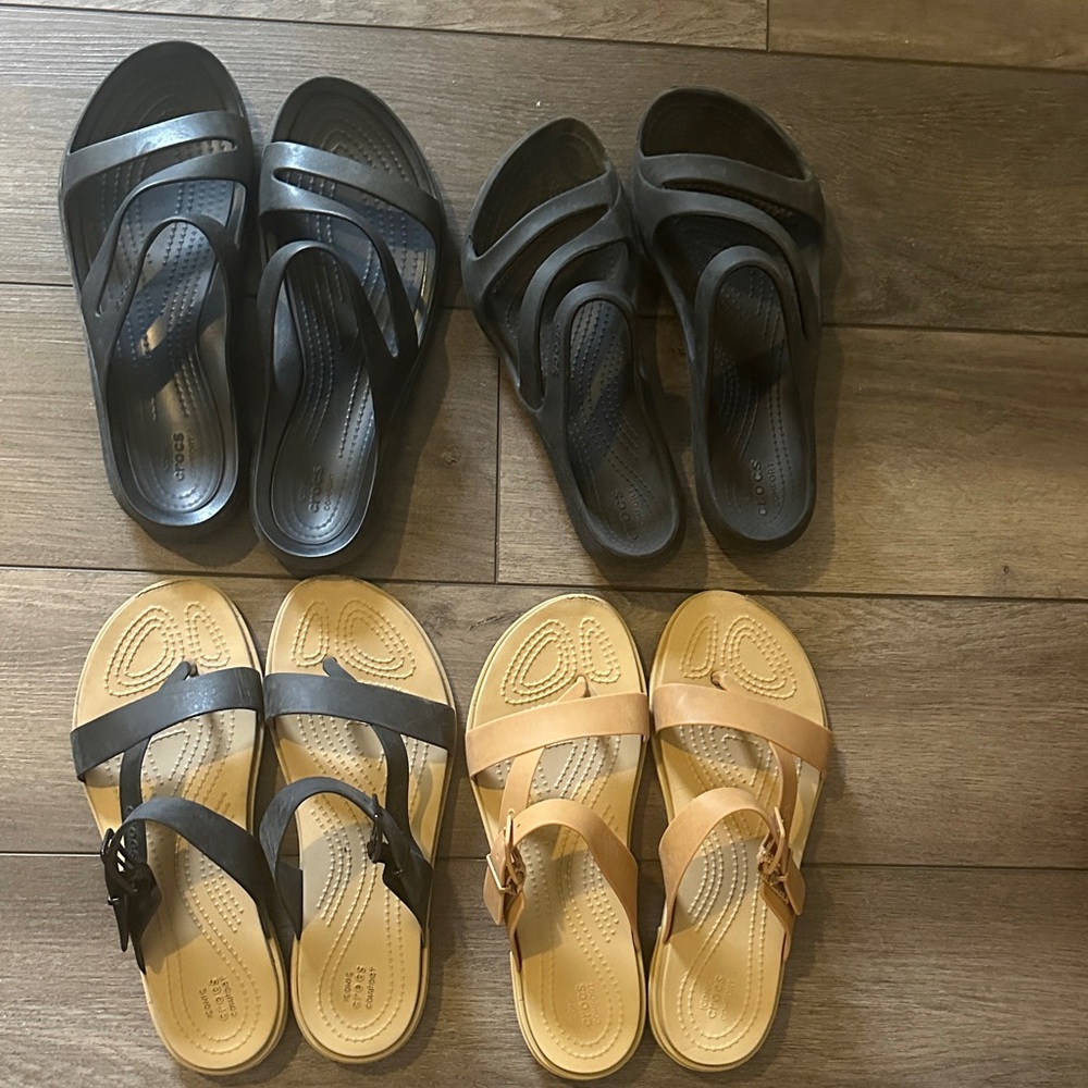 CROCS sandal set